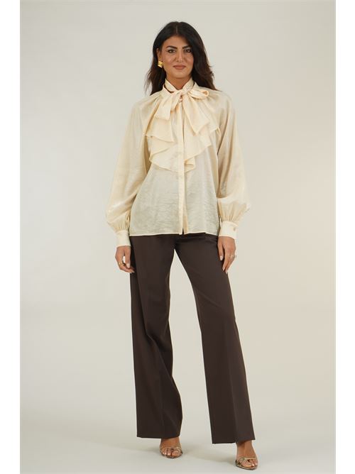 Camicia laminata Twins Fantasy | T5124IVORY